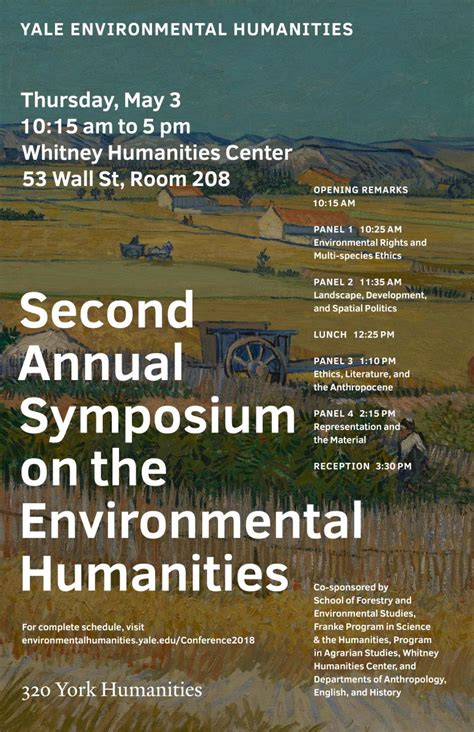 Symposium on the Environmental Humanities | Environmental ...