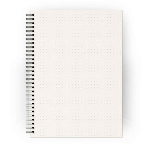 Big A4 Size Spiral Notebook For Bullet Journal Dotted Paper Black Big