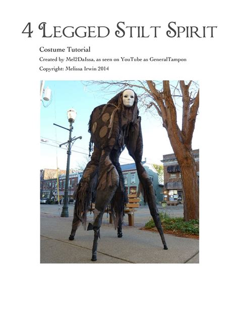 4 Legged Stilt Costume Tutorial Elevate Your Performance To New Heights