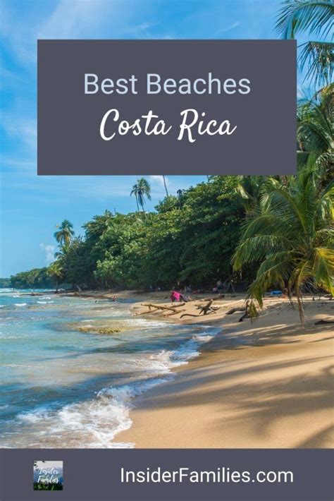 The Beach In Costa Rica With Text Overlay That Reads Best Beaches