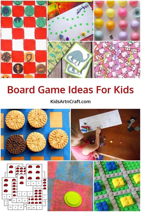 Diy Board Games Ideas For Kids Kids Art And Craft