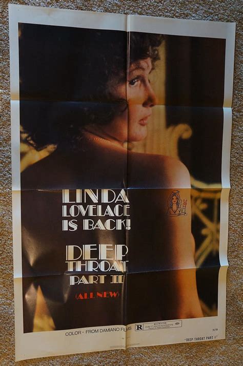 Deep Throat 2 Linda Lovelace Harry Reems Sexploitation One Sheet 1974