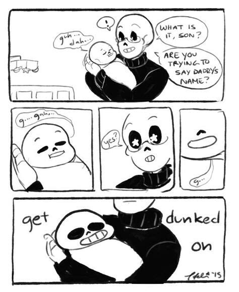 Dadster And Baby Sans First Words Undertale Undertale Comic Funny