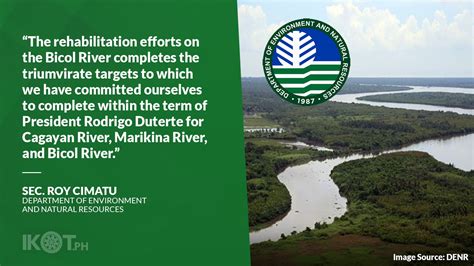 Bicol River Dredging Begins Cimatu — Ikotph