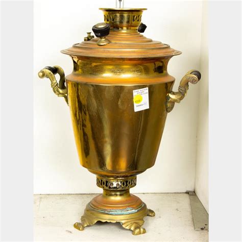 Russian Brass Samovar Clars Auction Gallery