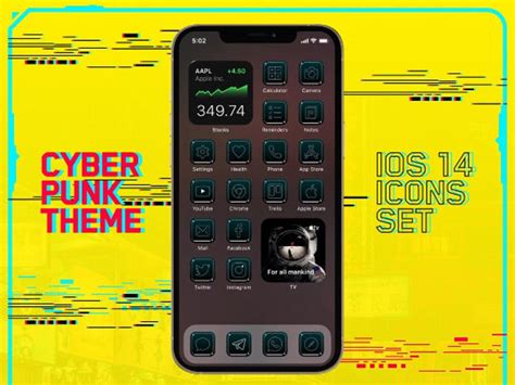 Cyberpunk 2077 App Icons Ios 14 Icons Iphone And Ipad Ios Etsy