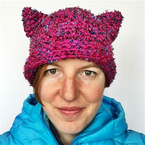 New Pussy Hat Crochet Pattern Sparkle Puss Hat — Crochet With Delight