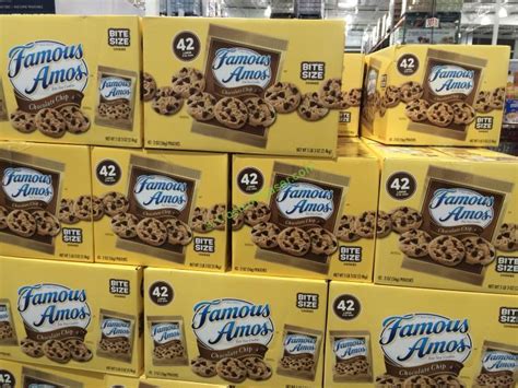 Famous Amos Chocolate Chip Cookies 42 Count Box Costcochaser