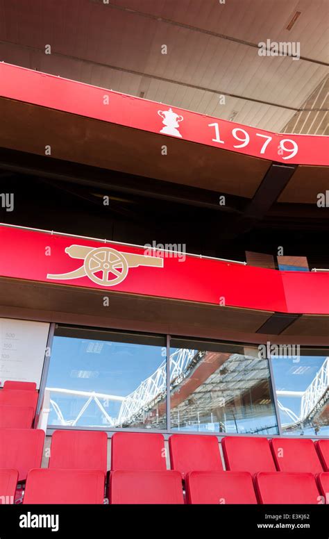 Detail View Showing Exterior Of Executive Box The Emirates Stadium