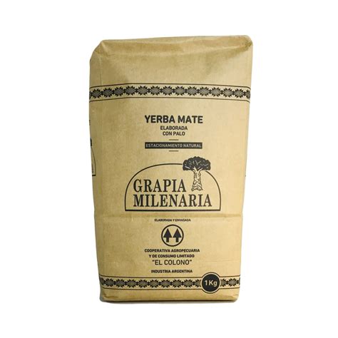 Campos Verdes YERBA MATE AGROECOLOGICA KG GRAPIA MILENARIA