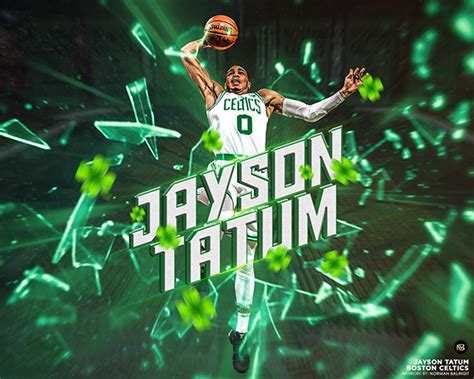 Nba Poster Jayson Tatum Of Boston Celtics On Behance Mvp Basketball Basketball Posters