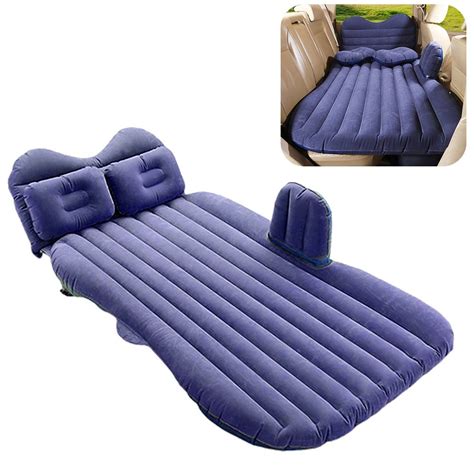 Portable Car Mattress Foldable Cushion Air Bed Inflatable Mattress Car Bed With Air Pump Camping