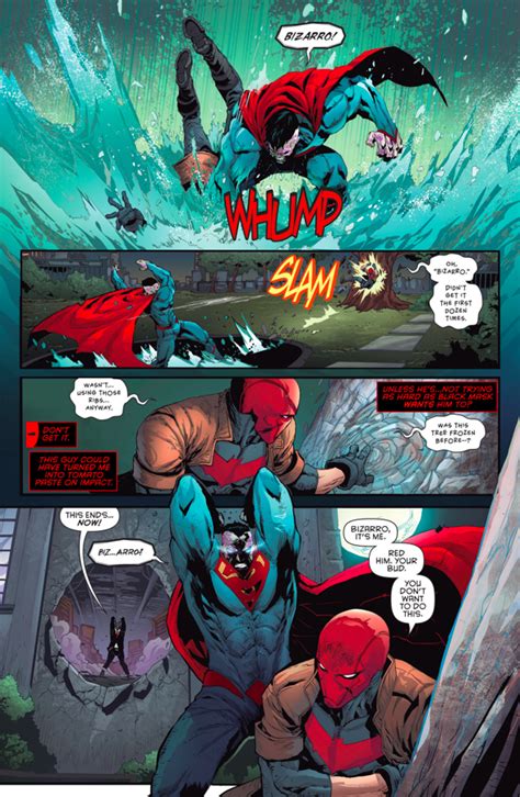 Red Hood Vs Bizarro Rebirth Comicnewbies