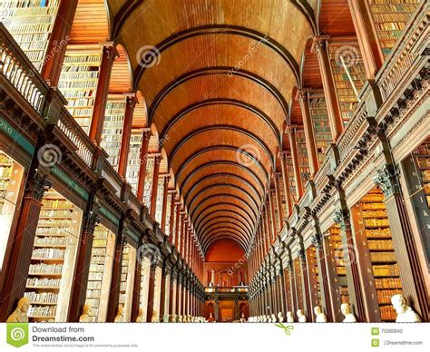 The Long Room In The Old Library At Trinity College Dublin Royalty Free