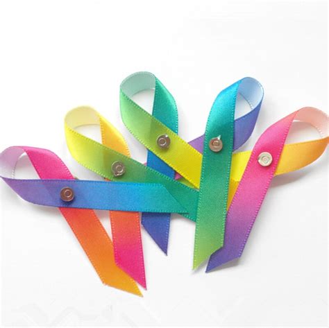 Pcs Dhl Free Shipping Skin Cancer Awareness Ribbon Bow Gay Pride