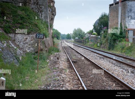 Trainline At Taillebourg Charente Maritime France Stock Photo Alamy