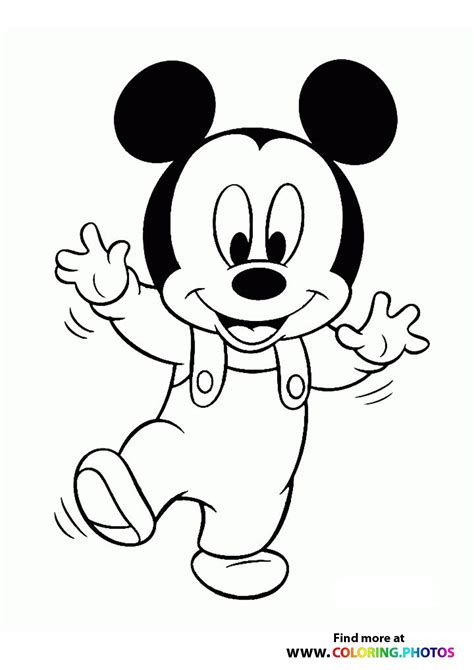 Mickey Mouse Coloring Pages For Kids Free And Easy Print Or Download