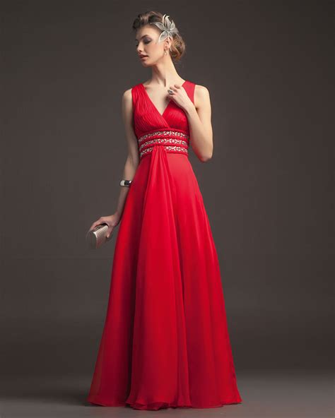 30 Vestidos De Fiesta Largos En Color Rojo Vestidos Glam