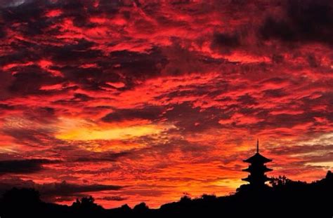 Beautiful Japanese Sunset ศิลปะ