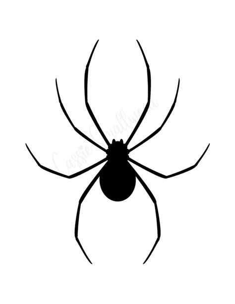 15 Free Printable Spider Templates Cassie Smallwood