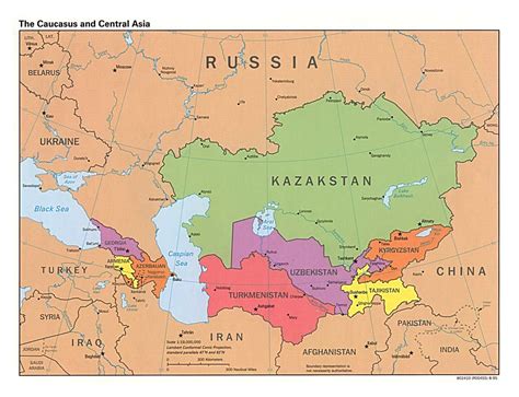 Large Detailed Political Map Of Asia With Capitals And Images