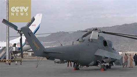 Indian Pm Hands Over Military Helicopters To Afghanistan Youtube