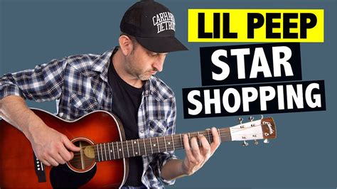 Lil Peep Star Shopping Easy Guitar Tutorial Tabs Youtube