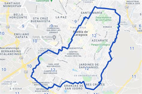 Estas Colonias Conforman El Distrito Federal 12 En Puebla
