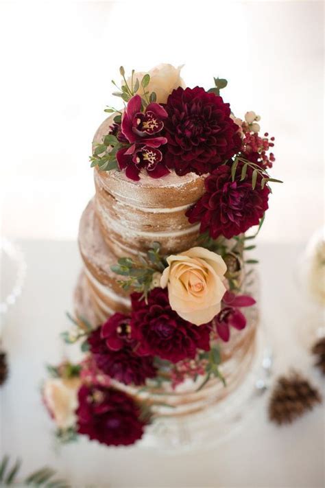 Top 20 Burgundy Wedding Cakes Youll Love Deer Pearl Flowers