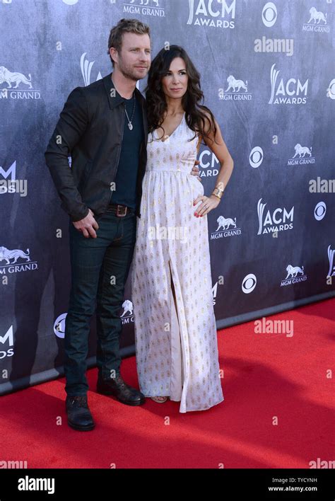 L R Musician Dierks Bentley And Cassidy Black Attend The 49th Annual