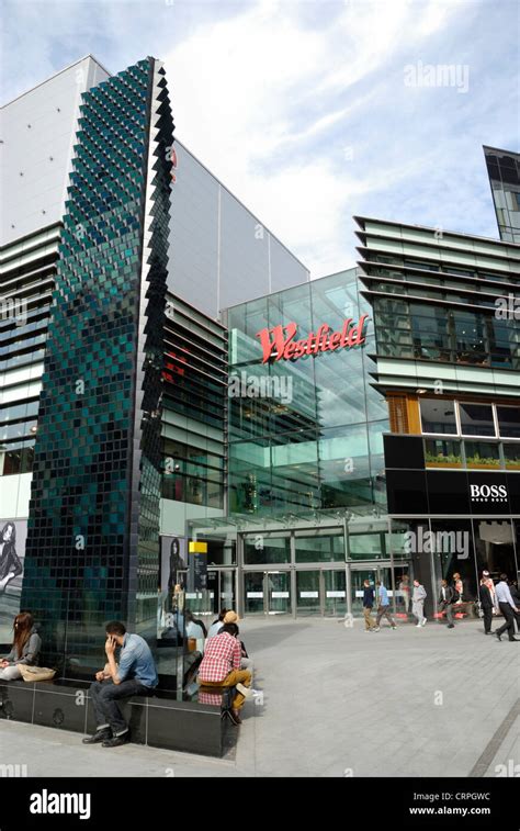 People Outside The Westfield Stratford City Shopping Centre The Centre Opened In 2011 And Is