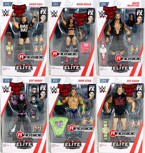 Wwe Elite 71 Complete Set Of 6 Wwe Toy Wrestling Action Figures By