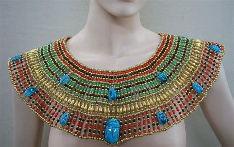 Huge Egyptian Cleopatra Necklace Collar