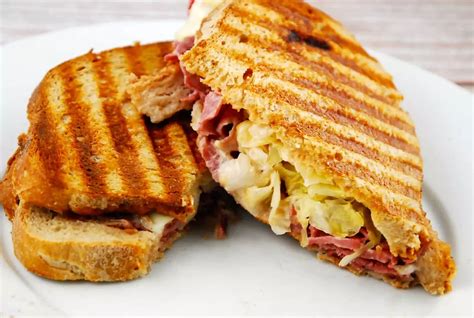 Grilled Reuben Sandwich Recipe 8 Smart Points Laaloosh