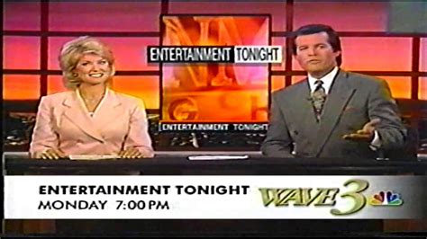 Entertainment Tonight Moving To Wave 3 Mid 90s Promo Youtube