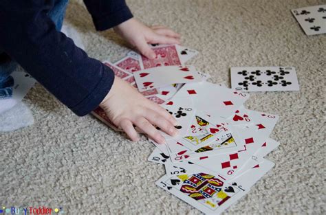 4 Simple Card Games Busy Toddler