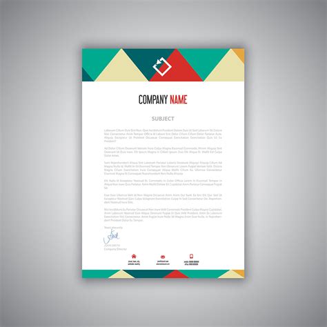 Get professional letterhead design for your business. Letterhead design - Download Free Vectors, Clipart ...