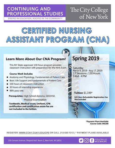 Cna certification is what you will require if you are serious about taking a big step into the medical field by having a job as a healthcare professional. Certified Nursing Assistant (CNA) | The City College of New York
