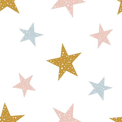 Pastel Stars Wallpaper Stars Wallpaper Accent Wallpaper Peel Etsy