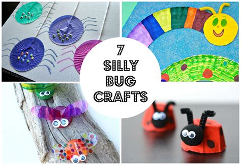 7 Simple And Silly Bug Crafts