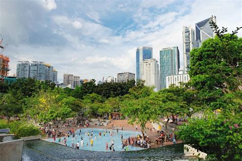 With parkwhiz as your tool, you may discover a garage that you never knew existed one block further from your normal. KLCC Park is public park in Kuala Lumpur, Malaysia - Stock ...