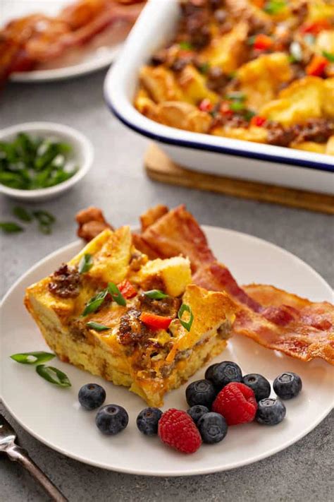 Make Ahead Breakfast Casserole My Baking Addiction