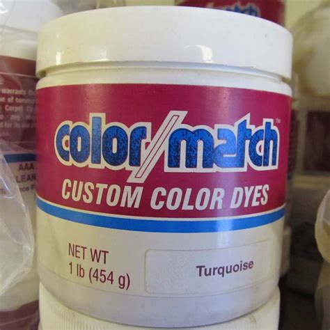 Color Match Carpet Dye Turquoise 1lb D11 1d Carpet