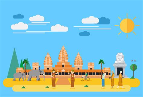 Best Cambodian Dance Illustrations Royalty Free Vector Graphics And Clip