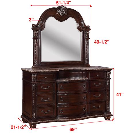 Crown Mark Stanley B1600 1 Traditional 11 Drawer Dresser With Low Shelf Value City Furniture