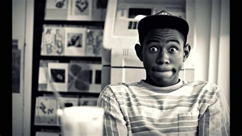 Tyler The Creator Black And White Photo With Eyes Wide Open Hd Music