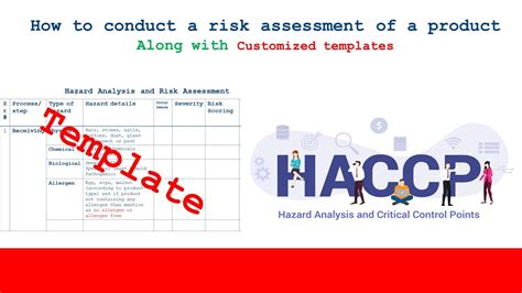 Haccp Studypart 2how To Make A Risk Assessment Of A Product Youtube