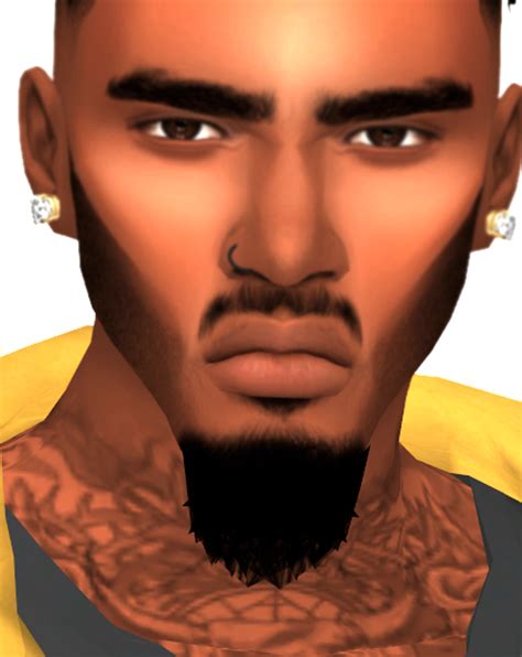 Ebonix Bls Goatee Edit Sims 4 Black Hair Sims 4 Hair Male Sims 4