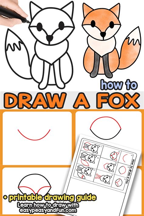 Because now we have started making the drawing, if there is any mistake then we can easily erase it. How to Draw a Fox - Step by Step Fox Drawing Tutorial ...
