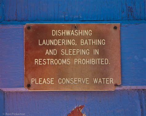 Please Conserve Water Ron Pinkerton Flickr